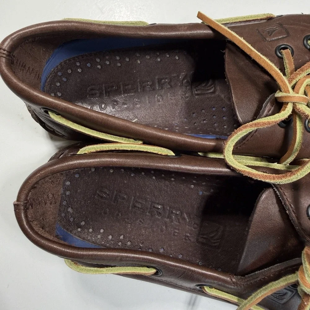 Sperry Men's Leather Boat Shoes Loafers 8.5 Brown